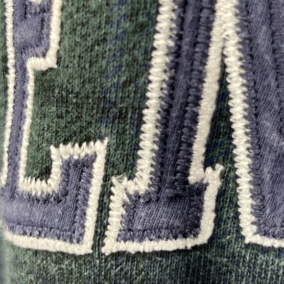 PENN STATE Hoodie Adult M NITTANY LIONS PSU Sweatshirt Blackwatch Plaid Green - Picture 11 of 15